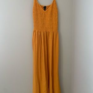 Orange Long Dress (mid length)